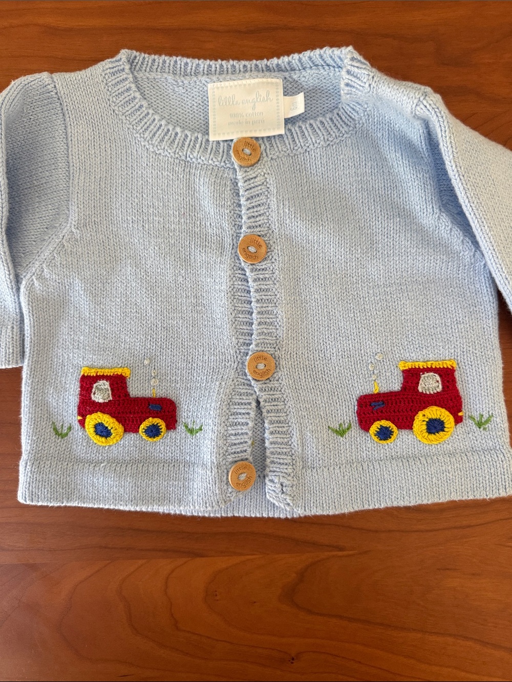Little English Light Cardigan sweater 6m